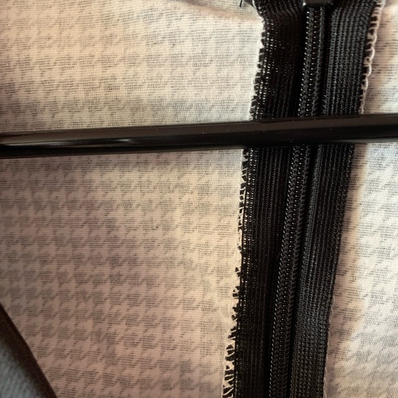 CONTRAST COLLAR HOUNDSTOOTH CIRCLE DRESS, LARGE - Picture 5 of 6